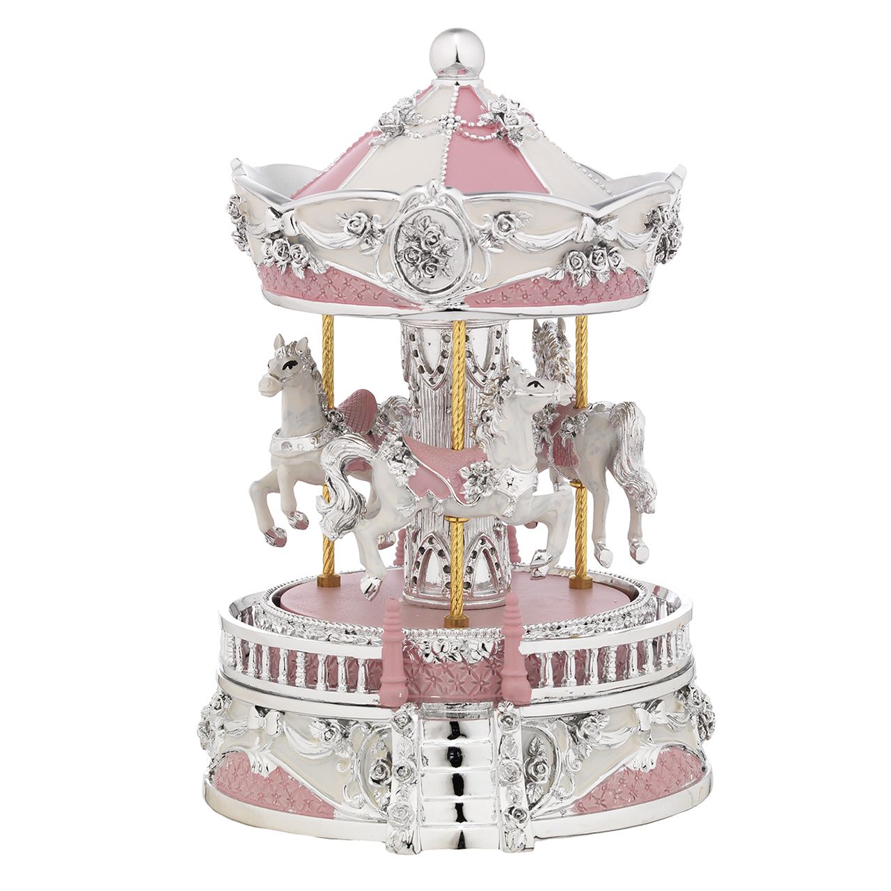 GIOSTRA CON SCALINATA H. 15,5 - ROSA
